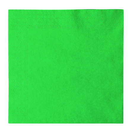 Serviette Papier 2 épaisseurs Vert 33x33cm (50 Unités)