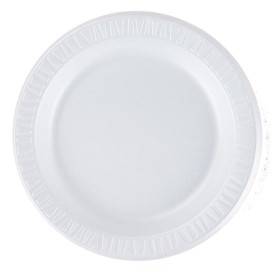 Assiette Thermique FOAM "Quiet Classic" Stratifié Blanc Ø230mm (125 Unités)