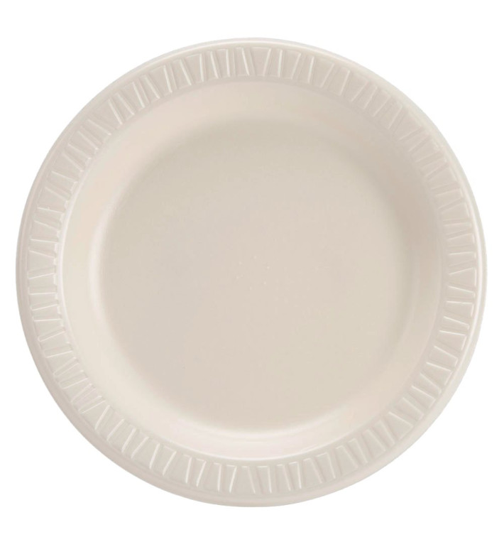 Assiette Thermique FOAM "Quiet Classic" Stratifié Miel Ø230mm (125 Unités)