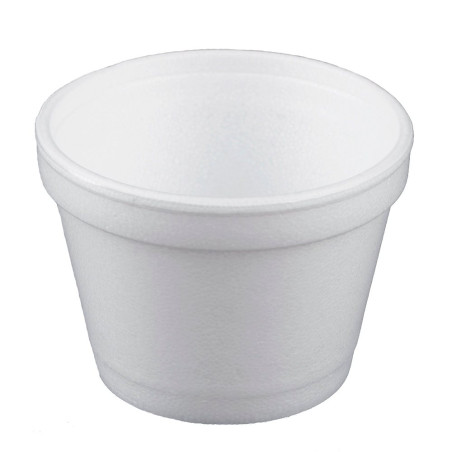 Pot en Foam Blanc 4OZ/120ml Ø7,4cm (50 Unités)