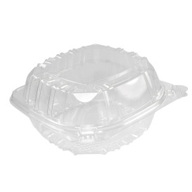 Boîte Couvercle Charnière OPS "Clear Seal" Pour Sandwich 167ml (500 Utés)