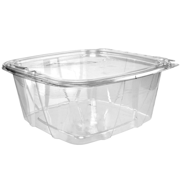 Plastic deli Container PET onverbrekelijk koepel Deksel Plat 1893ml (100 stuks) 