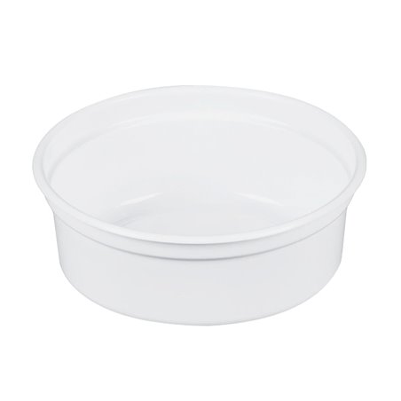 Récipient en Plastique PP "Deli" 266ml Blanc Ø120mm (500 Utés)