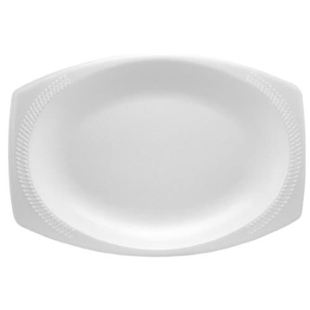 Assiette Thermique FOAM "Quiet Classic" Stratifié Blanc 230x180mm (125 Utés)