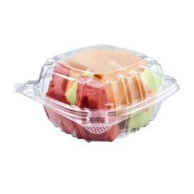 Boîte Couvercle Charnière OPS "Clear Seal" Pour Sandwich 167ml (500 Utés)