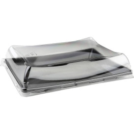 Couvercle en Plastique PET pour Plateau 220x160mm. (50 Unités)