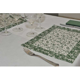 Papieren Placemats 30x40cm "Cachemir" groen 50g (500 stuks) 