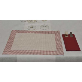 Set de Table 30x40 "Patte d'Oie" Bord. 50g (500 Utés)