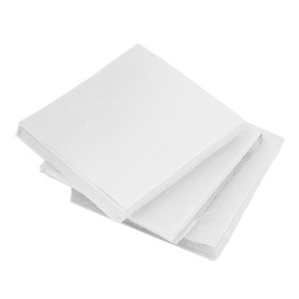 Papieren servet Micropunt wit 20x20cm 2C (100 stuks)