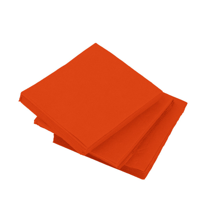 Papieren servet Micropunt rood 20x20cm 2C (2.400 stuks)