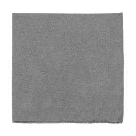 Serviette en Papier Micro Point 20x20cm Gris (100 Utés)