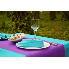 Nappe en PP Non-Tissé Turquoise 120x120cm (150 Utés)