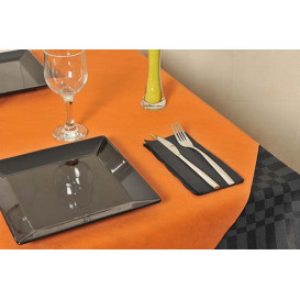 Nappe en PP Non-Tissé Orange 120x120cm (150 Utés)