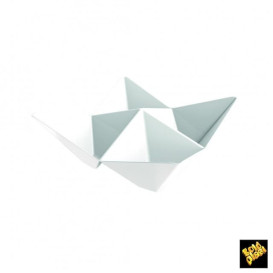 Verrine Dégustation Origami PS Blanc 103x103mm (25 Utés)