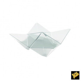 Verrine Dégustation Origami PS Transp.103x103mm (500 Utés)