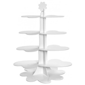 Etalerende stand "Cloud" 75cm (5 stuks)