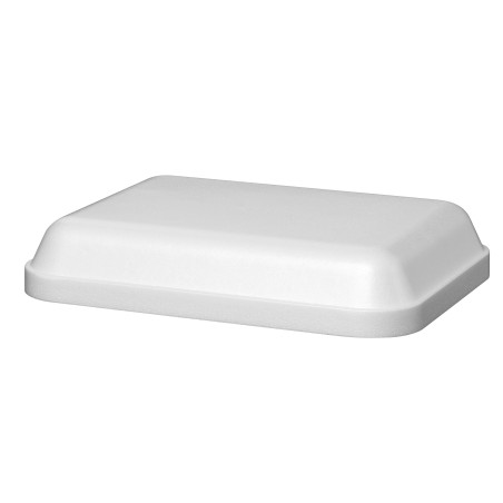 Couvercle pour Barquette Rectangulaire Foam Blanc 740ml (200 Unités)