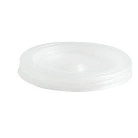 Plastic Deksel PS Ø5,7cm voor beker 80/100ml (100 stuks) 