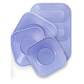 Assiette Plastique PP "X-Table" Violet 180mm (120 Utés)