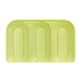 Plateau PP "X-Table" 3C citron vert 330x230mm (2 Utés)