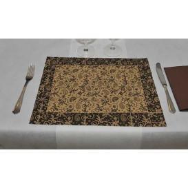 Papieren Placemats 30x40cm kraft "Cachemir" 50g (2500 stuks)