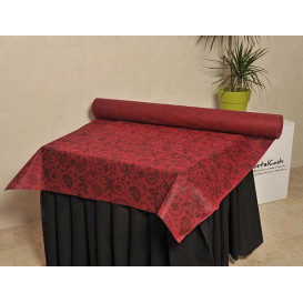 Nappe Rouleau PP Non Tissé Bordeaux "Cachemire" 1,2x48m 50g (1 Uté)