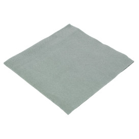 Serviette Papier Molletonnée Gris 40x40 (50 Unités)