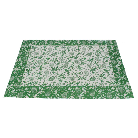 Papieren Placemats 30x40cm "Cachemir" groen 50g (500 stuks) 