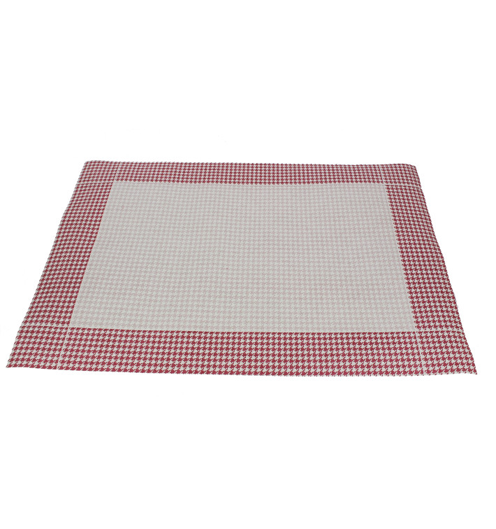 Set de Table 30x40 "Patte d'Oie" Bord. 50g (2500 Utés)