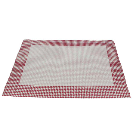 Set de Table 30x40 "Patte d'Oie" Bord. 45g (2.500 Utés)