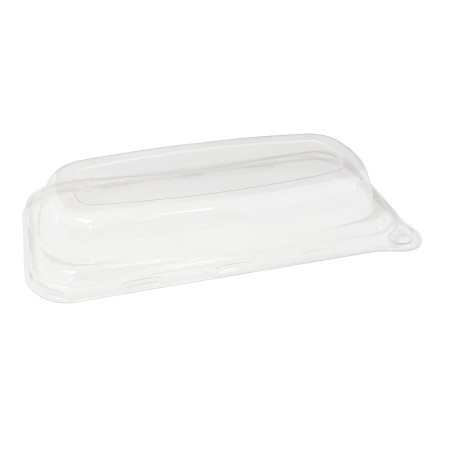 Couvercle PET pour Plateau Canne à Sucre 20x10x3cm (50 Utés)