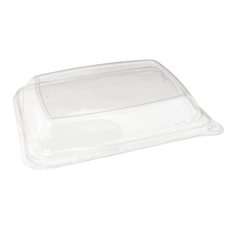 Plastic PET koepel Deksel voor Suikerriet brood Container 20x14x3cm (50 stuks) 