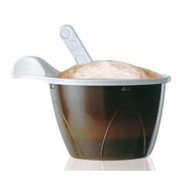 Tasse Plastique PS Chocolat 100 ml (20 Unités)