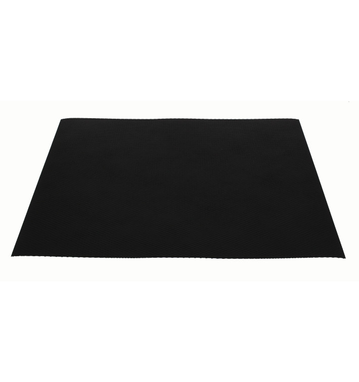 Set de Table Réutilisable Noir 30x40cm 250g (150 Utés)