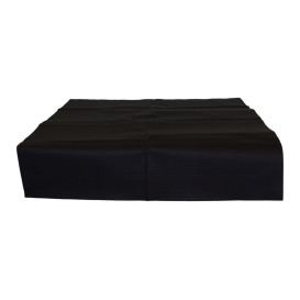 Nappe en papier 100x100 Noire 40g (400 Unités)