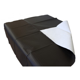 Nappe en papier 100x100 Noire 40g (400 Unités)