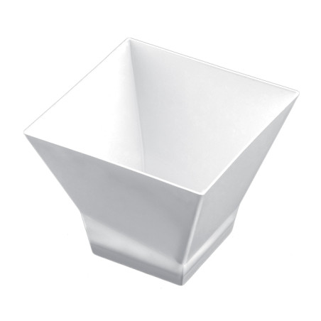 Verrine Dégustation Réutilisable PS Pagode Blanc 150ml (12 Utés)