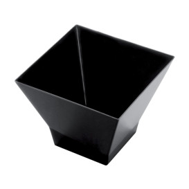 Verrine Dégustation Pagode Medium Noir 200 ml (12 Utés)