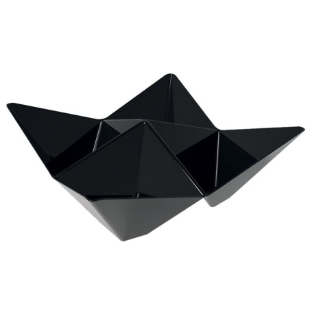 Verrine Dégustation Réutilisable PS Origami PS Noir103x103mm (25 Utés)