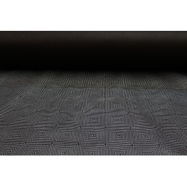 Nappe Rouleau PP Non Tissé Noir "Spirale" 1,2x50m 50g (1 Uté)