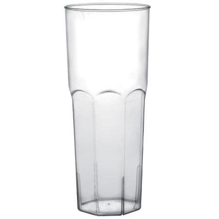 Plastic Collins PS glas transparant Ø6,5cm 350ml (10 stuks)