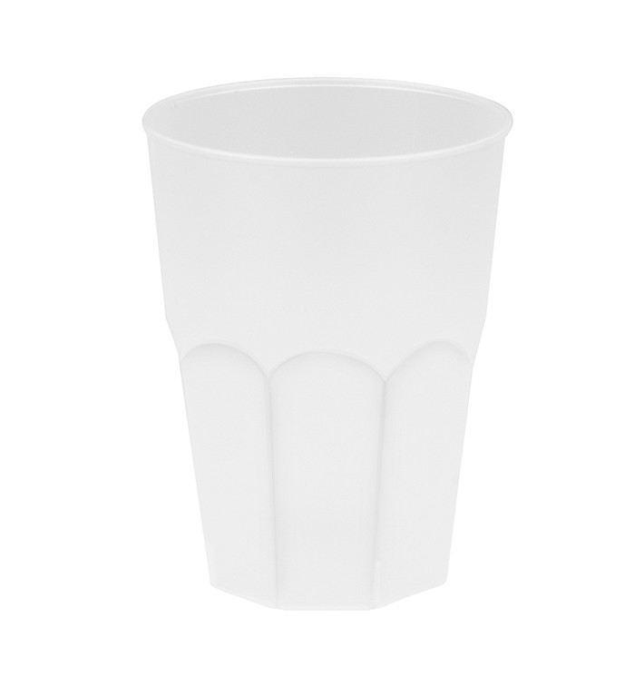 Verre Plastique Blanc PP 350ml (20 Unités)