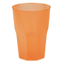 Verre Plastique "Frost" Orange PP 350ml (420 Unités)