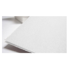 Serviette Papier Molletonnée 40x40 Blanc (50 Unités)