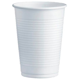 Gobelet Plastique PS Blanc 230ml Ø7,0cm (100 Unités)