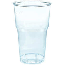 Gobelet Plastique PS Cristal 490ml Transparent Ø9,0cm (40 Unités)