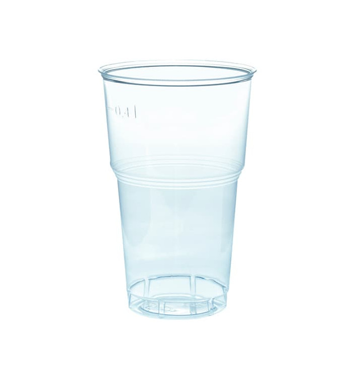 Gobelet Plastique PS Cristal 490ml Transparent Ø9,0cm (40 Unités)