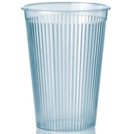 Gobelet "Ribbed" PS 200ml Dur Transparent (1.000 Unités)