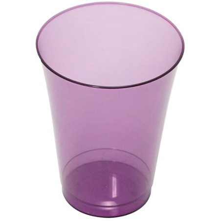 Verre Plastique Injecté Aubergine 230 ml (10 Unités)