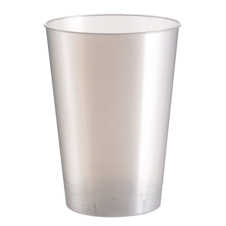 Verre Réutilisable PS Cristal Moon Blanc Pearl 230ml (50 Utés)